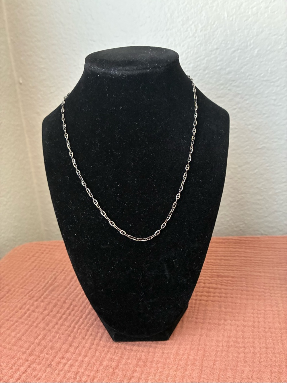 Sterling Silver Black Chain 18” 2.0mm